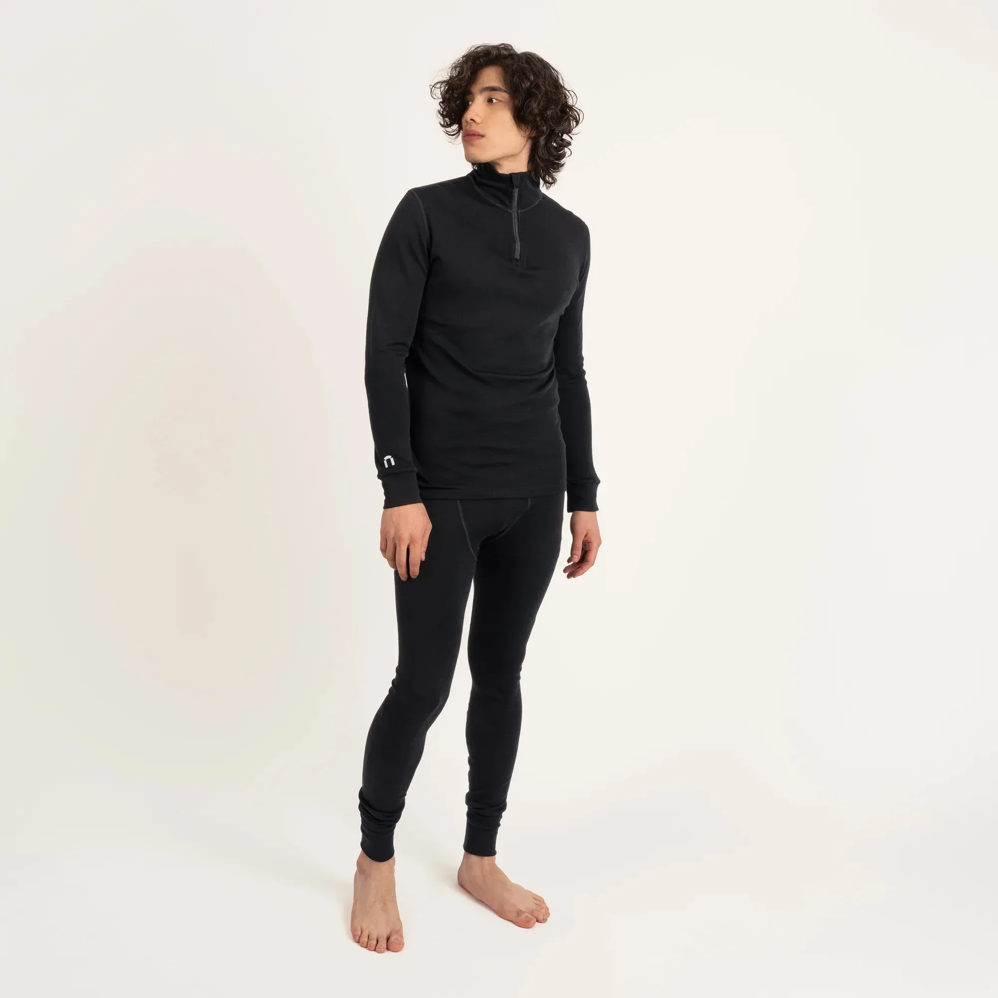 North Outdoor Arctic 260 merino polotröja med kort dragkedja - Image 8