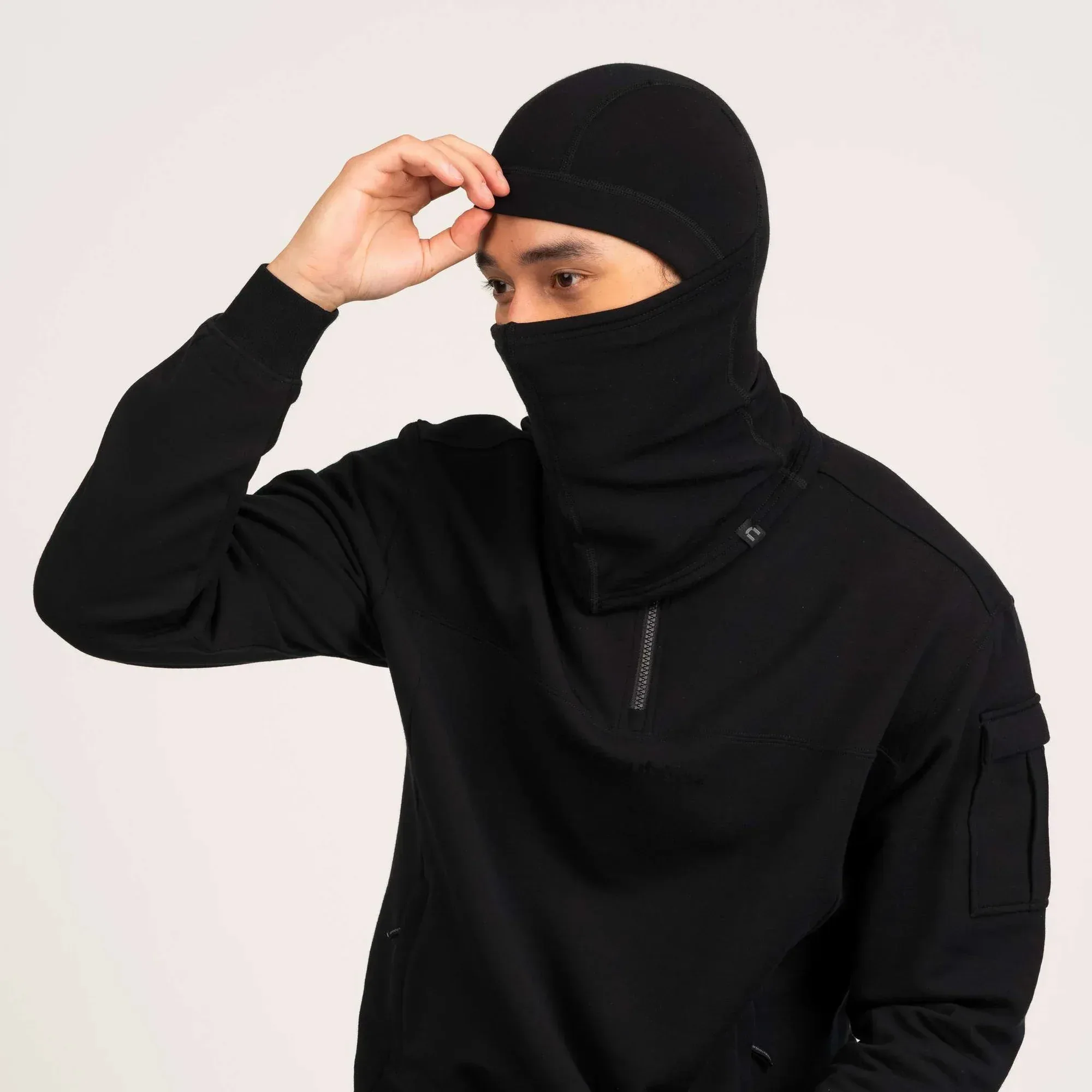 North Outdoor Heavyweight merino hjälmhuva - Image 5