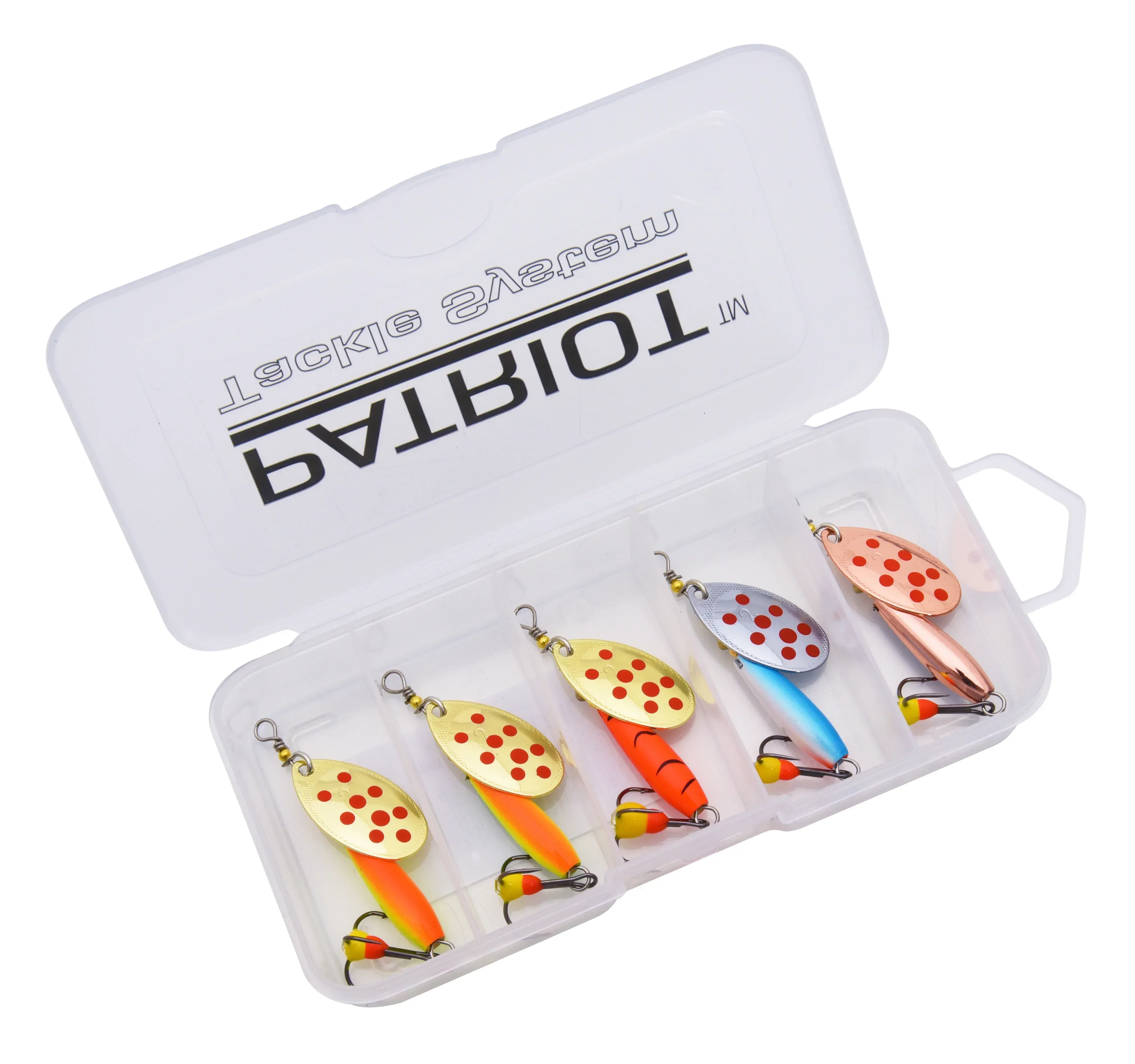 Patriot Finny 7,5 g spinnarsortiment 5 st/pkt