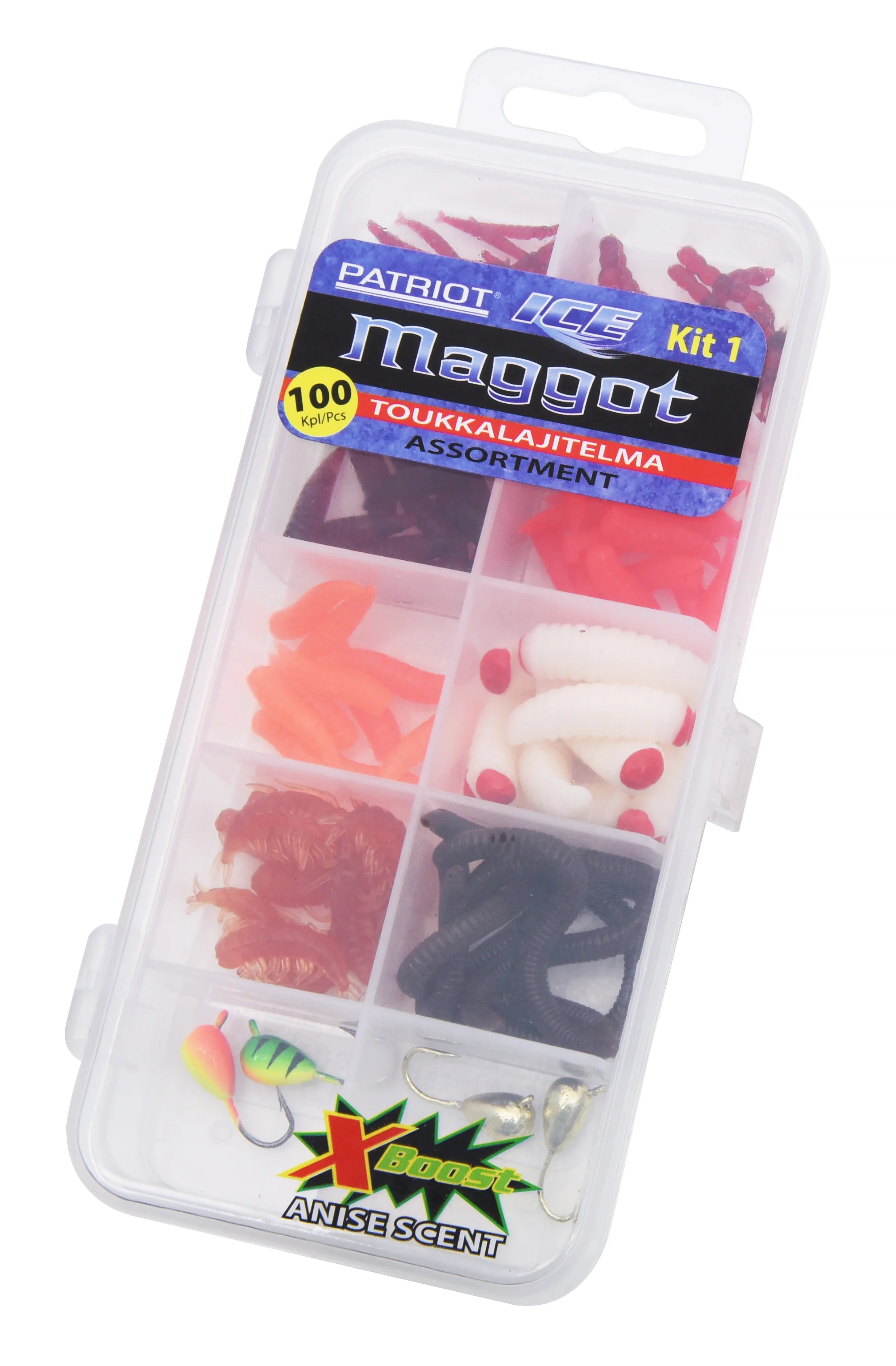 Patriot Ice Maggot konstgjorda larver 100 st/pkt - Image 3