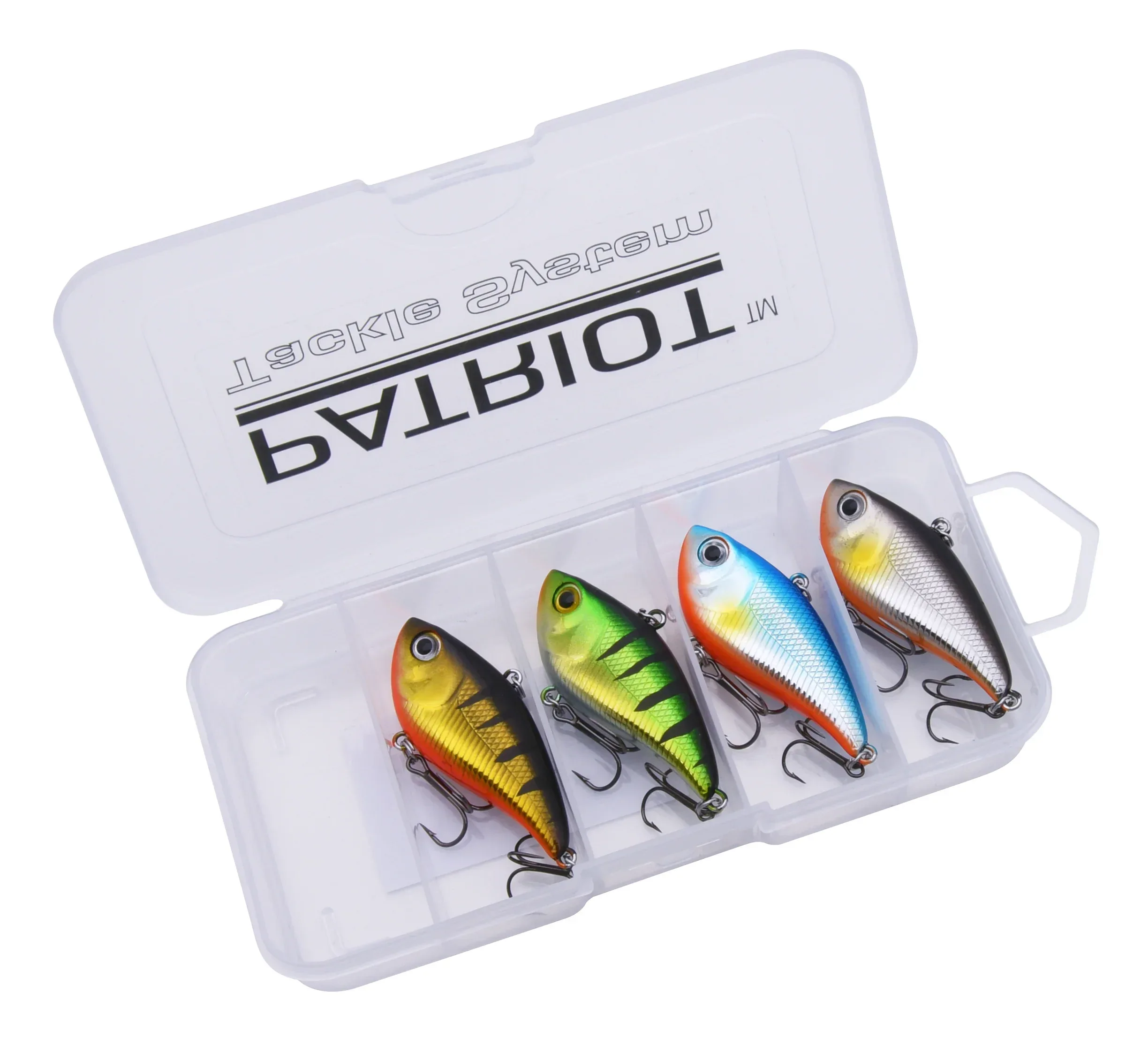 Patriot Rattly 5 cm 11 g sortiment krom 4 st/pkt