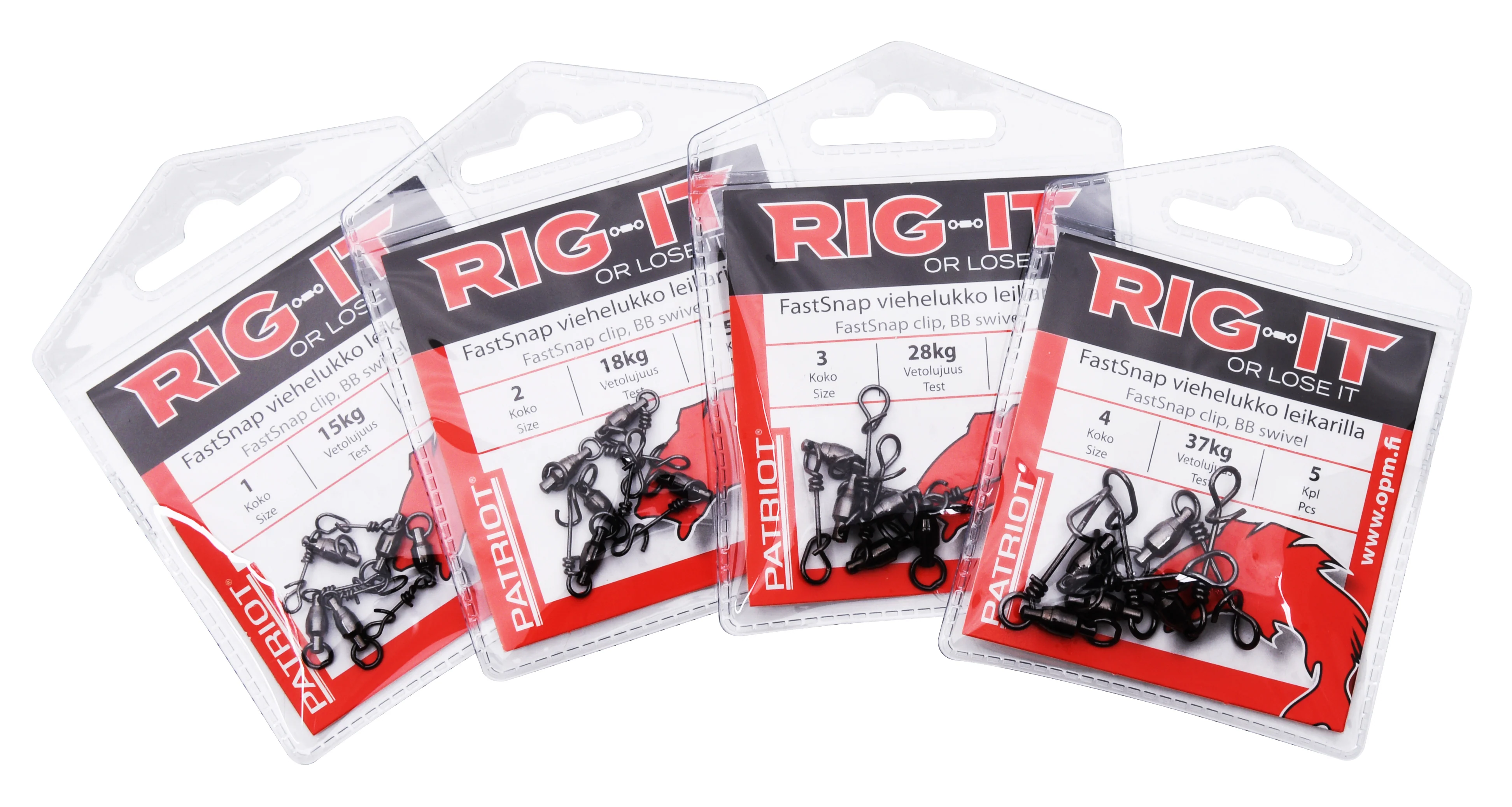 Patriot Rig-It FastSnap beteslås med kullagerslekande 5 st/pkt - Image 3
