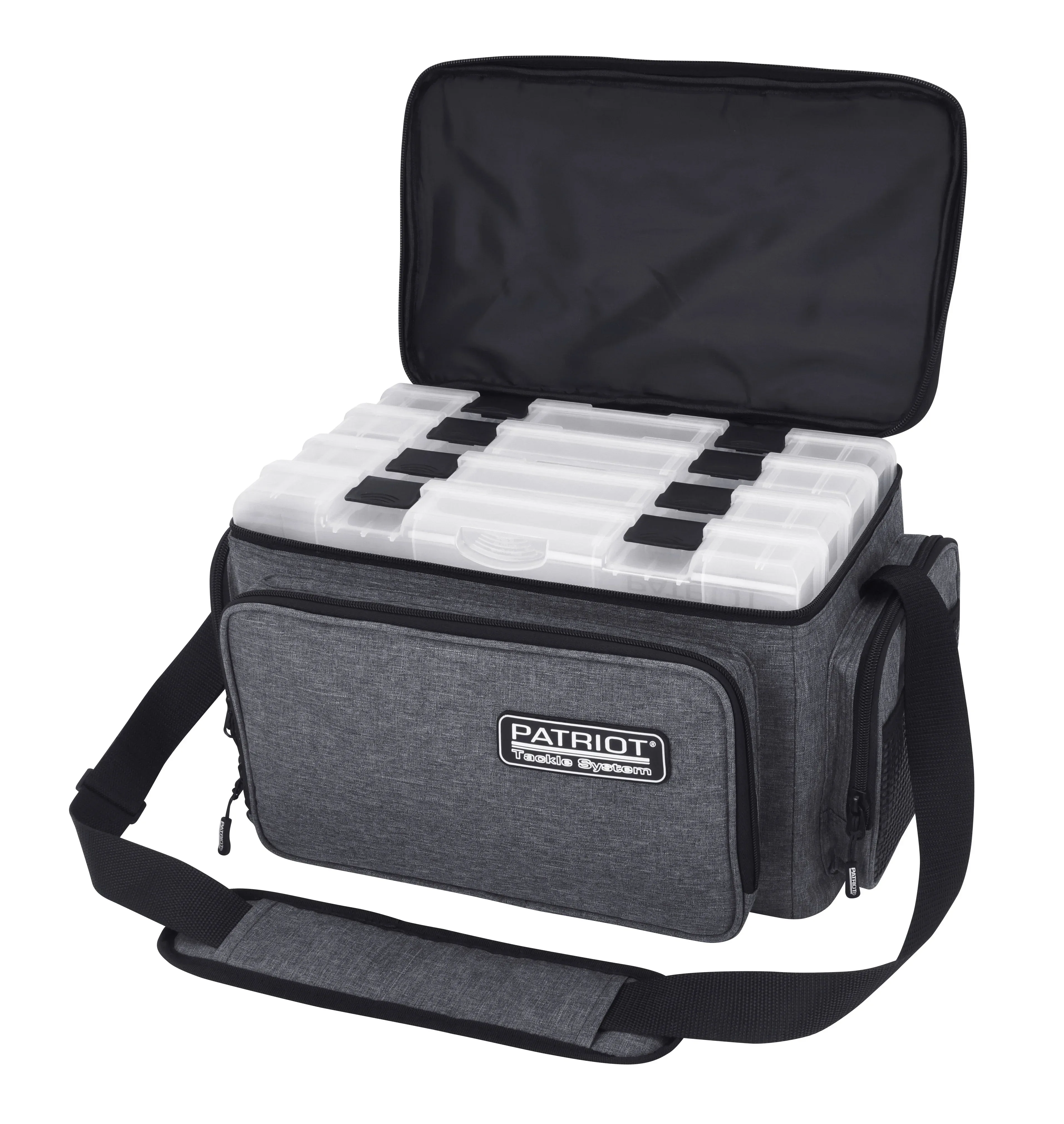 Patriot Tackle System Large fiskeväska + 4 betesaskar - Image 2