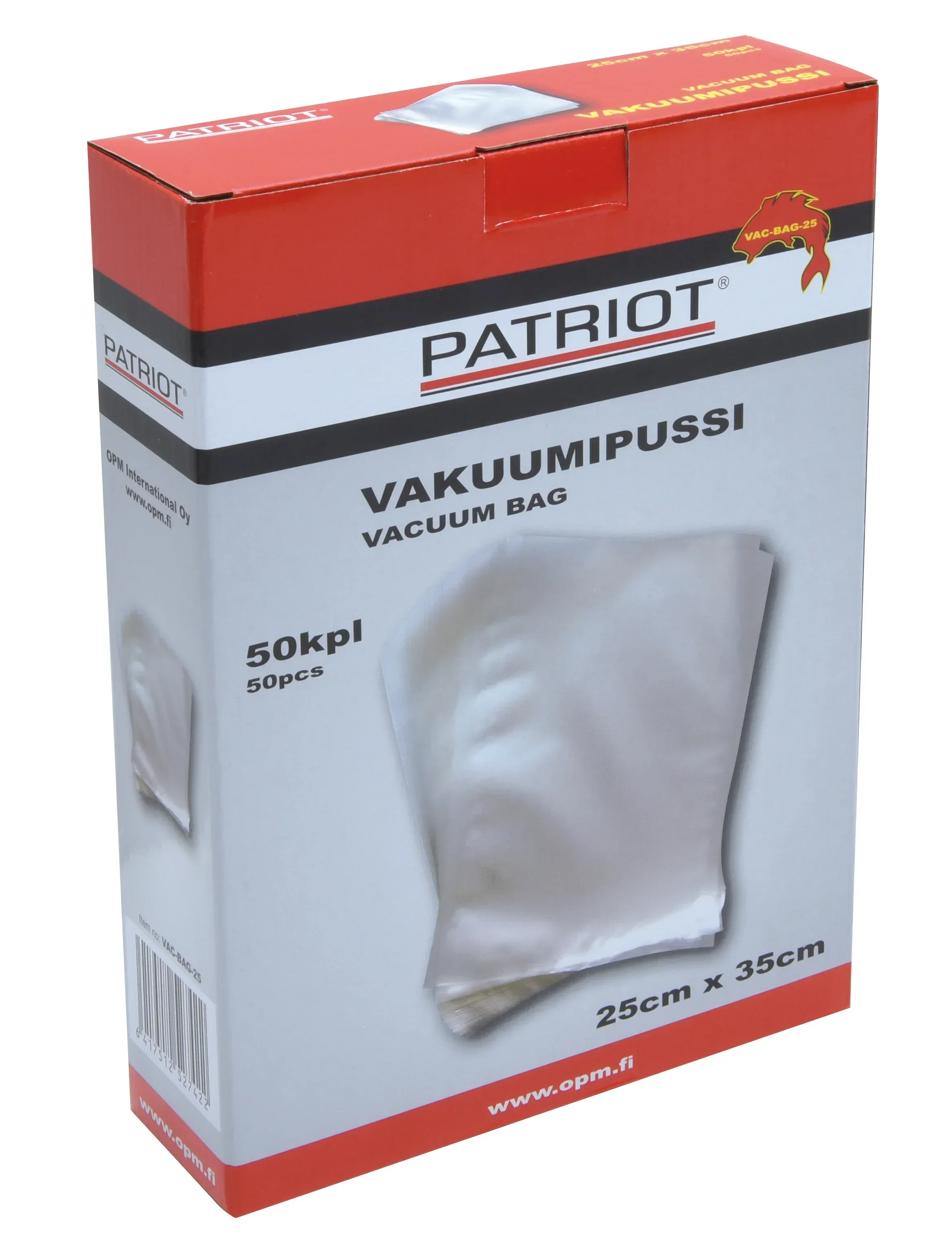 Patriot vakuumpåse 25cm x 35cm 50st/pkt