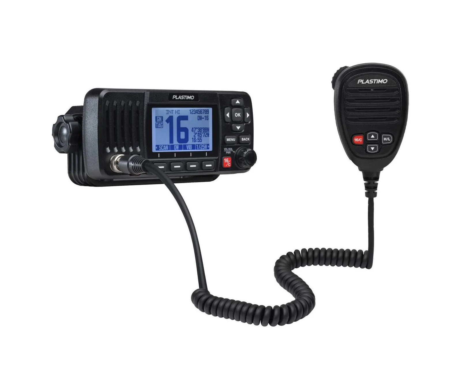 Plastimo FX-500+ fast VHF telefon DSC, GPS - Image 3