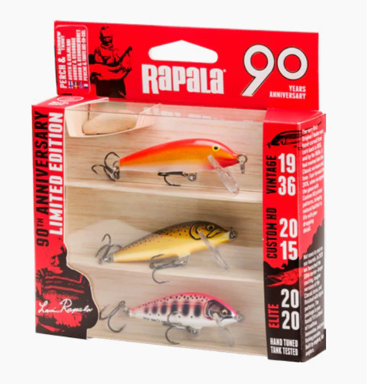 Rapala 90 år R90 Countdown Small Bright wobblersortiment 3 st/pkt - Image 2