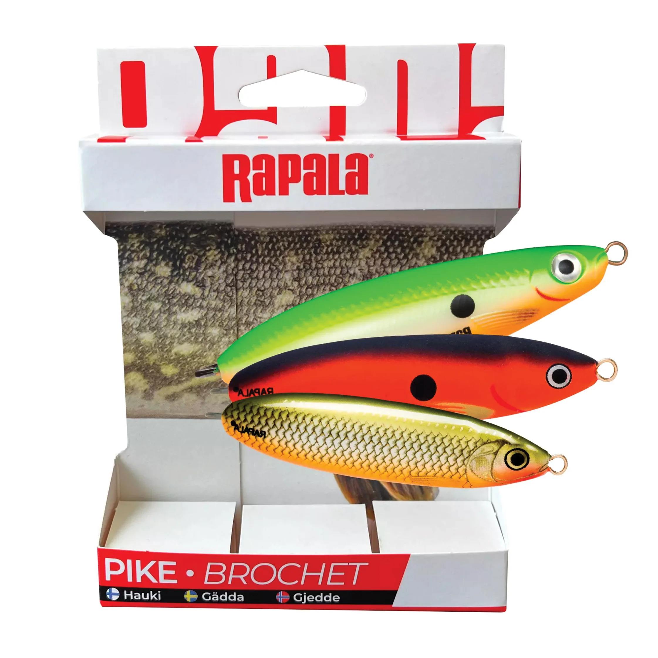 Rapala Essentials Pike Weedless Cloudy 2.0 betessortiment