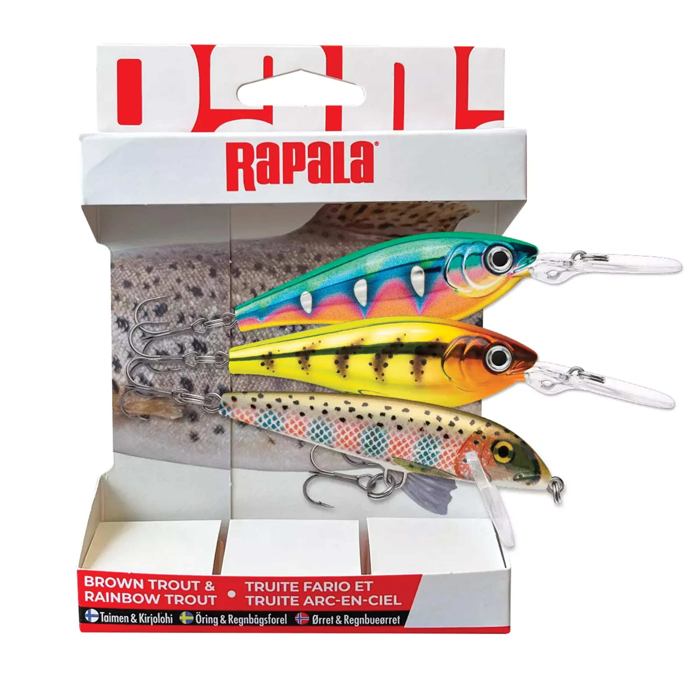 Rapala Essentials Trout & Rainbow Sunny 2.0 betessortiment