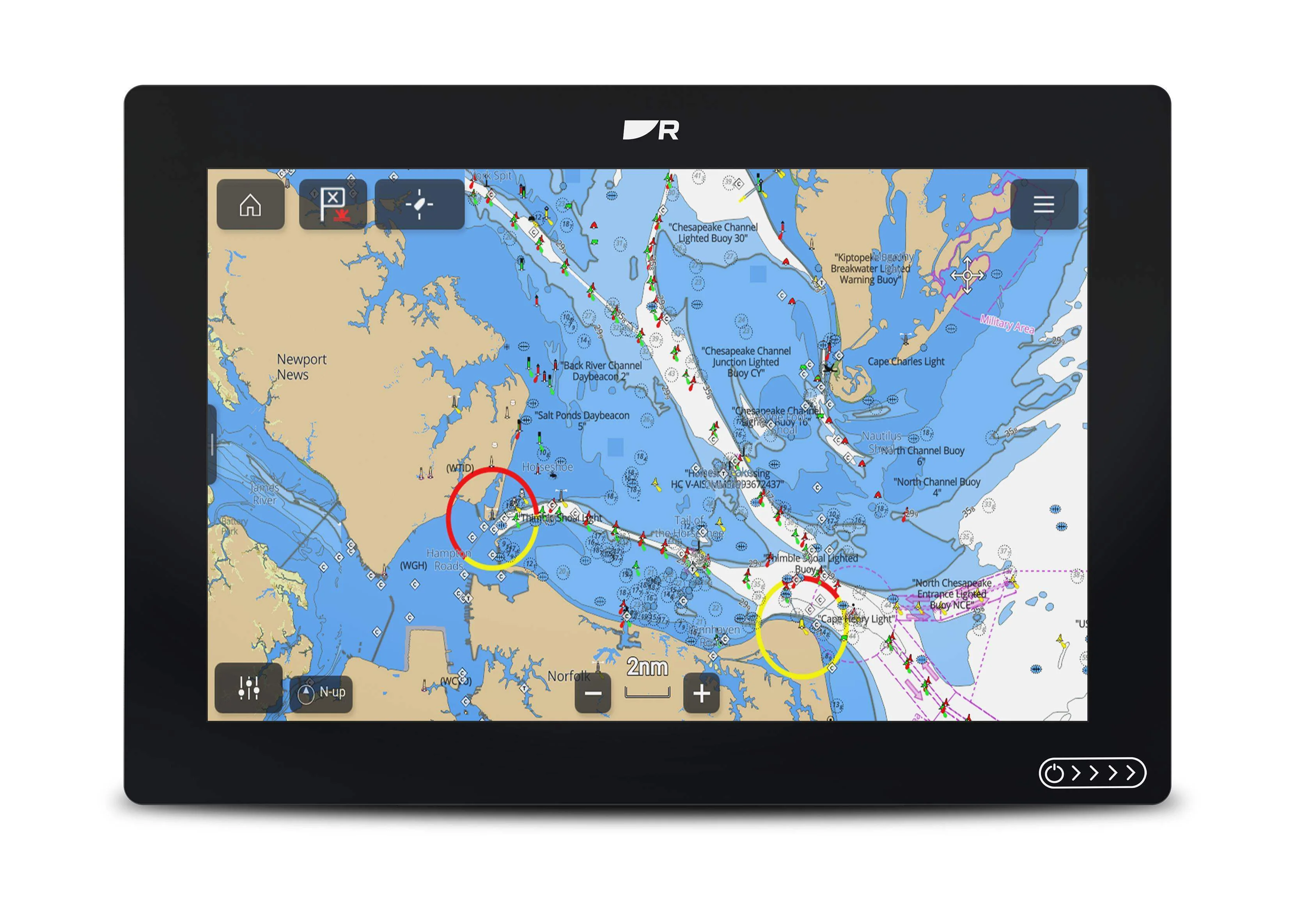 Raymarine AXIOM 2 12" kartplotter + karta över Nordeuropa