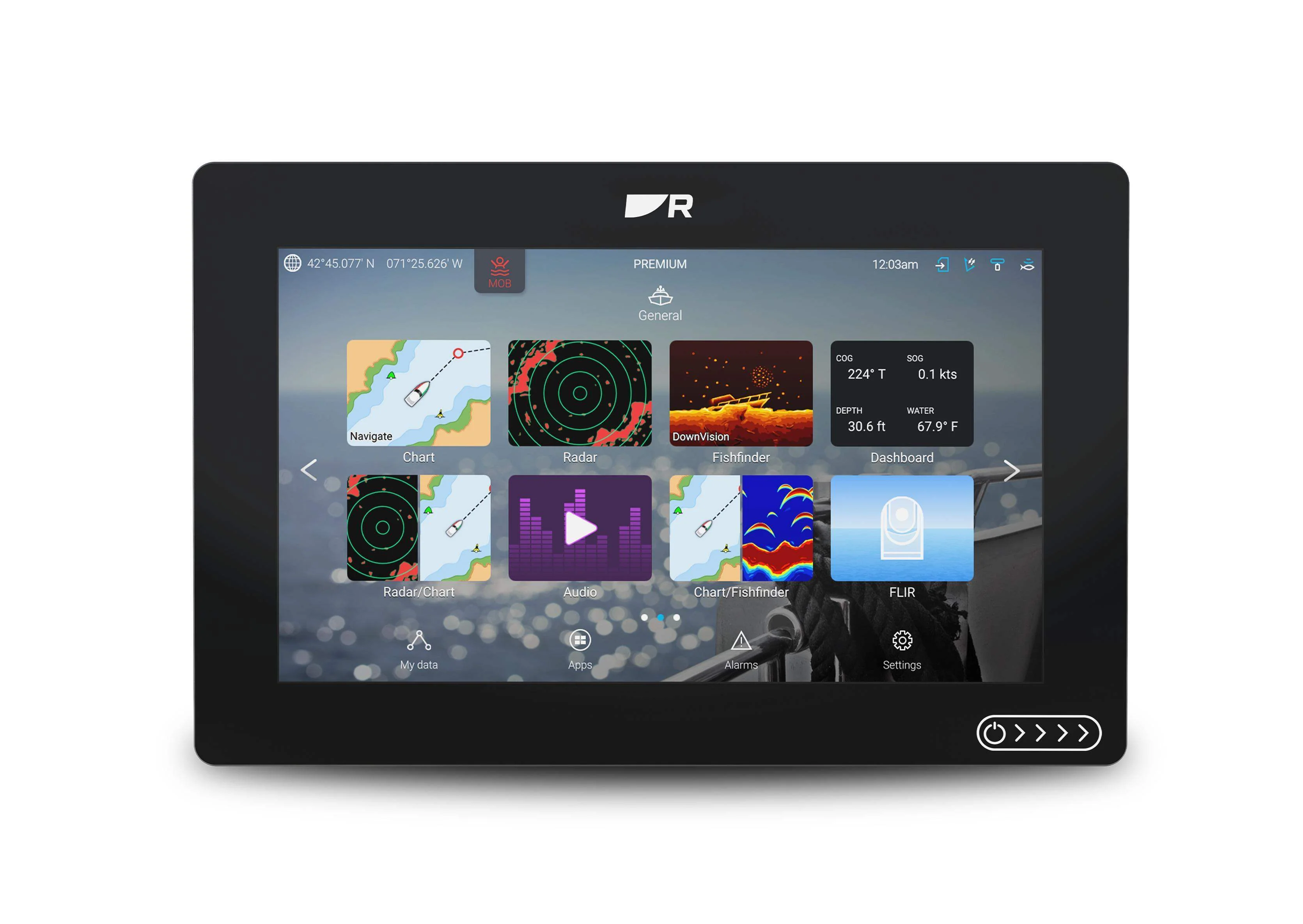 Raymarine AXIOM 2 9" kartplotter + karta över Nordeuropa - Image 6