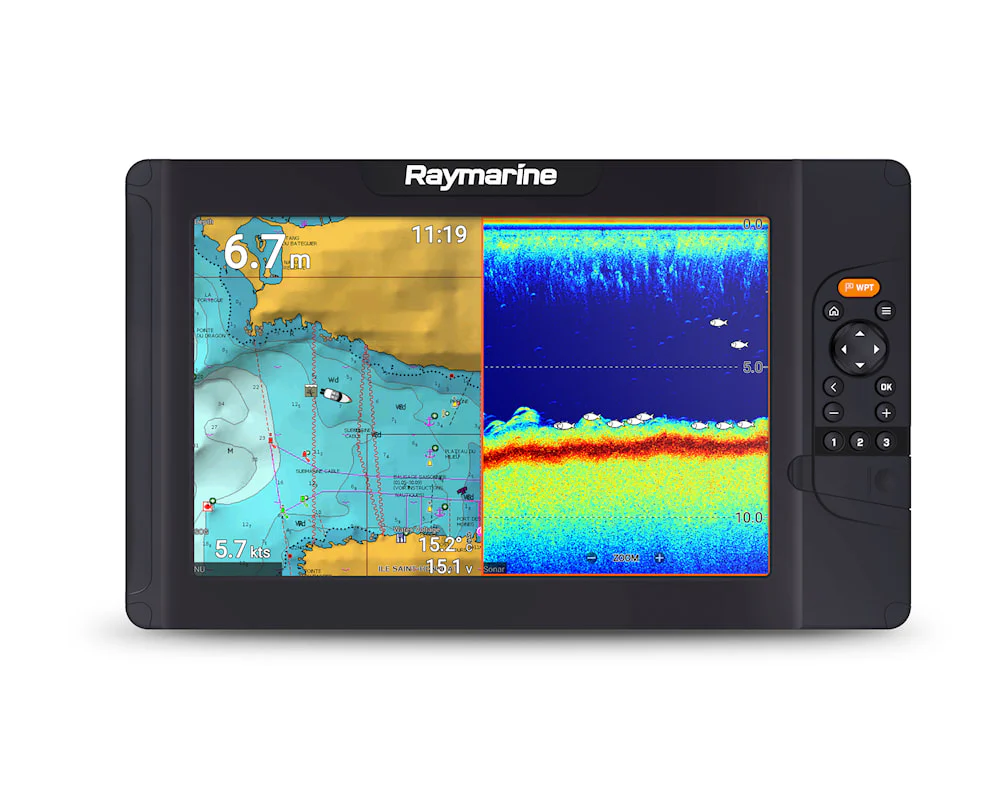 Raymarine Element 12 HV kombienhet + HV-100 givare + karta över Nordeuropa - Image 2