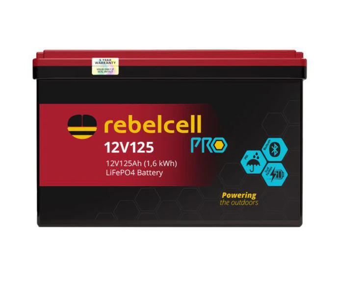 Rebelcell Pro 12V 125 Ah Bluetooth LiFePO4 akku - Image 2