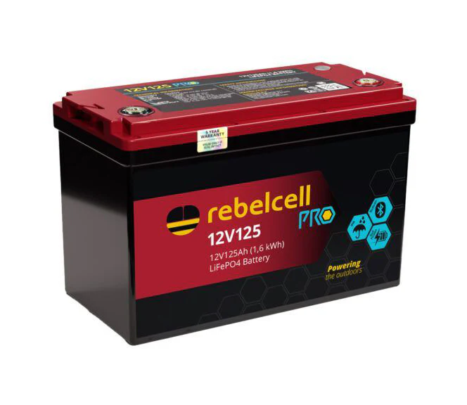 Rebelcell Pro 12V 125 Ah Bluetooth LiFePO4 akku - Image 5