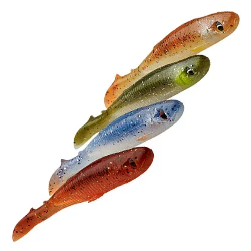 Savage Gear Slender Scoop Shad Clear Water Mix 11 cm 4 st/pkt