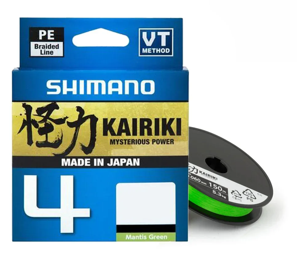 Shimano Kairiki 4 Mantis Green 300 m flätlina