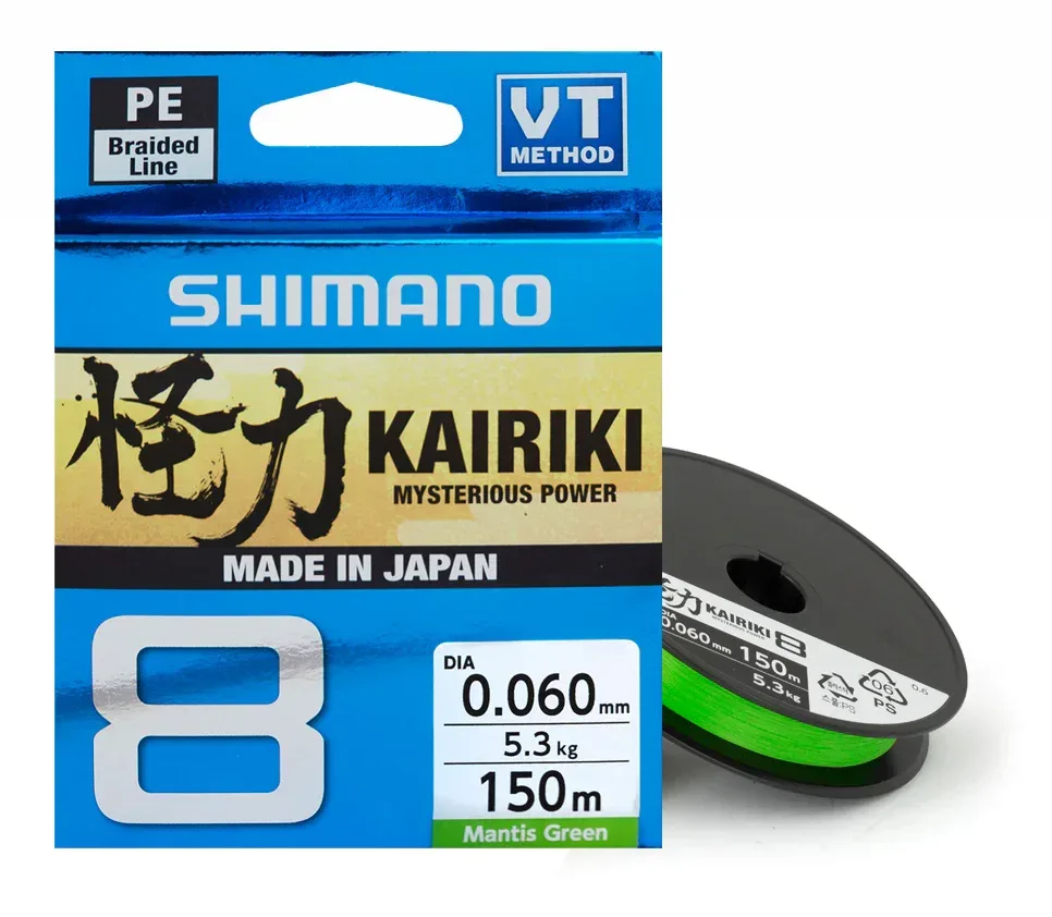 Shimano Kairiki 8 Mantis Green 300 m flätlina - Image 4
