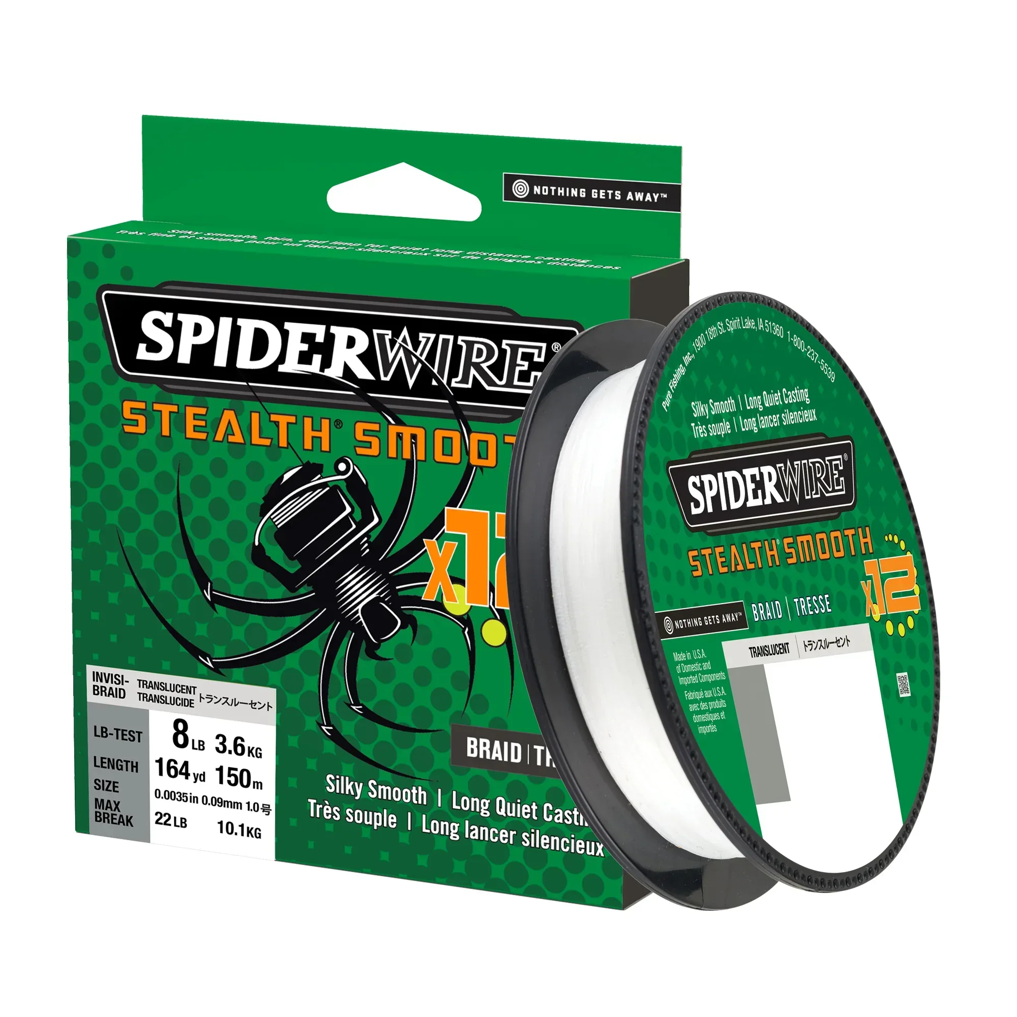 Spiderwire Smooth 12 vit 150 m flätlina - Image 5