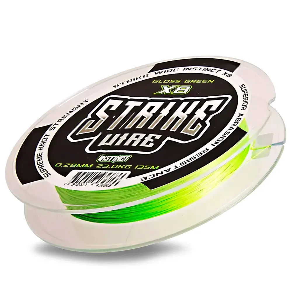 Strike Wire Instinct Braid X8 Gloss Green 135 m flätlina - Image 2