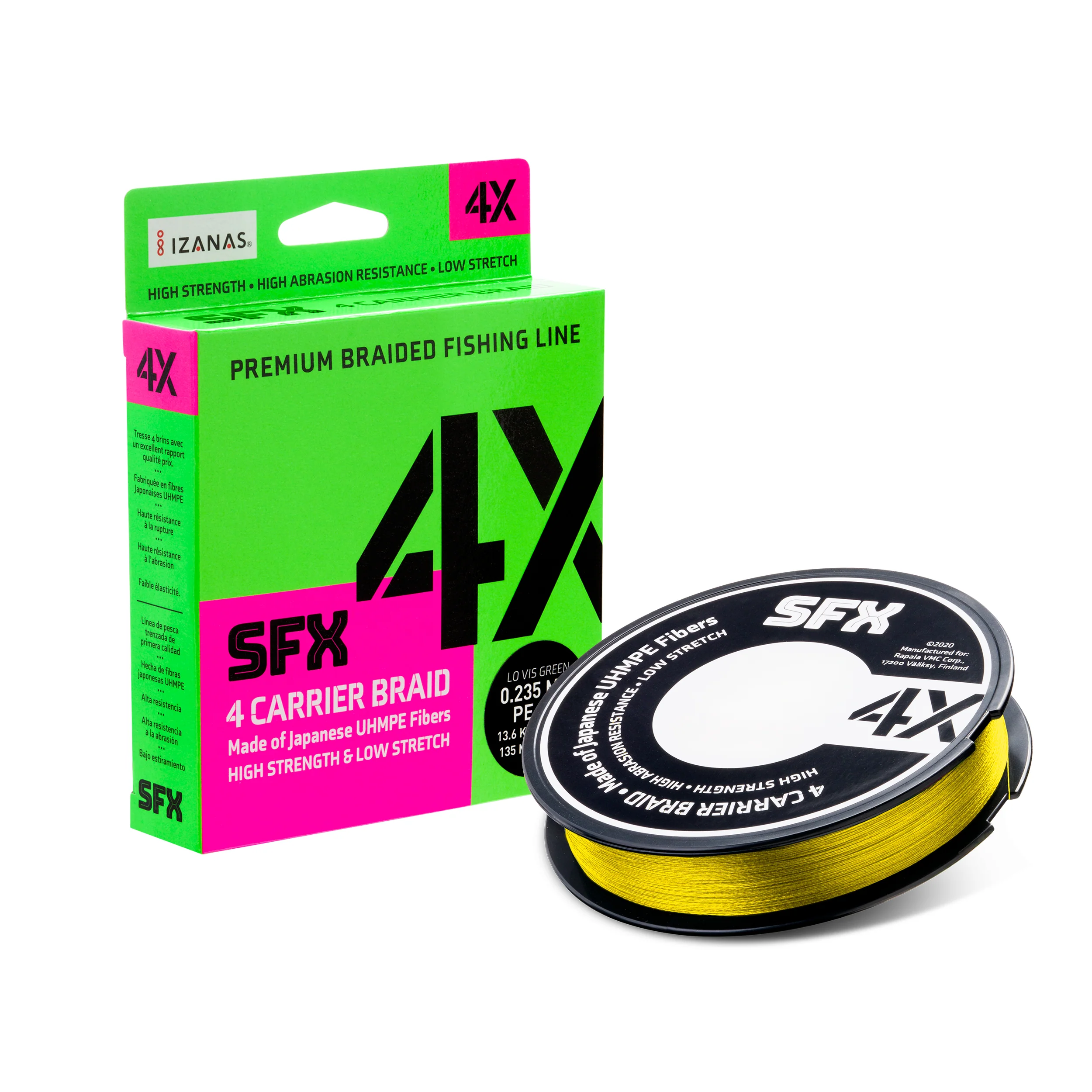 Sufix SFX 4X Braid Hot Yellow 3200 m flätlina - Image 5