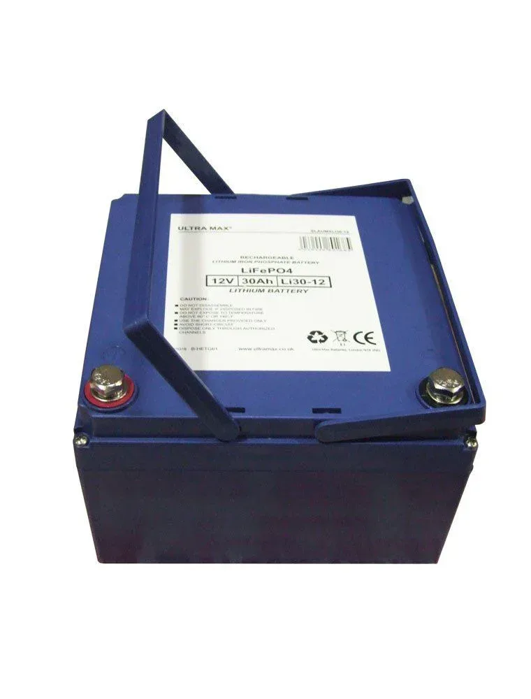 Ultramax 12V 30 Ah LiFePO4 litiumbatteri
