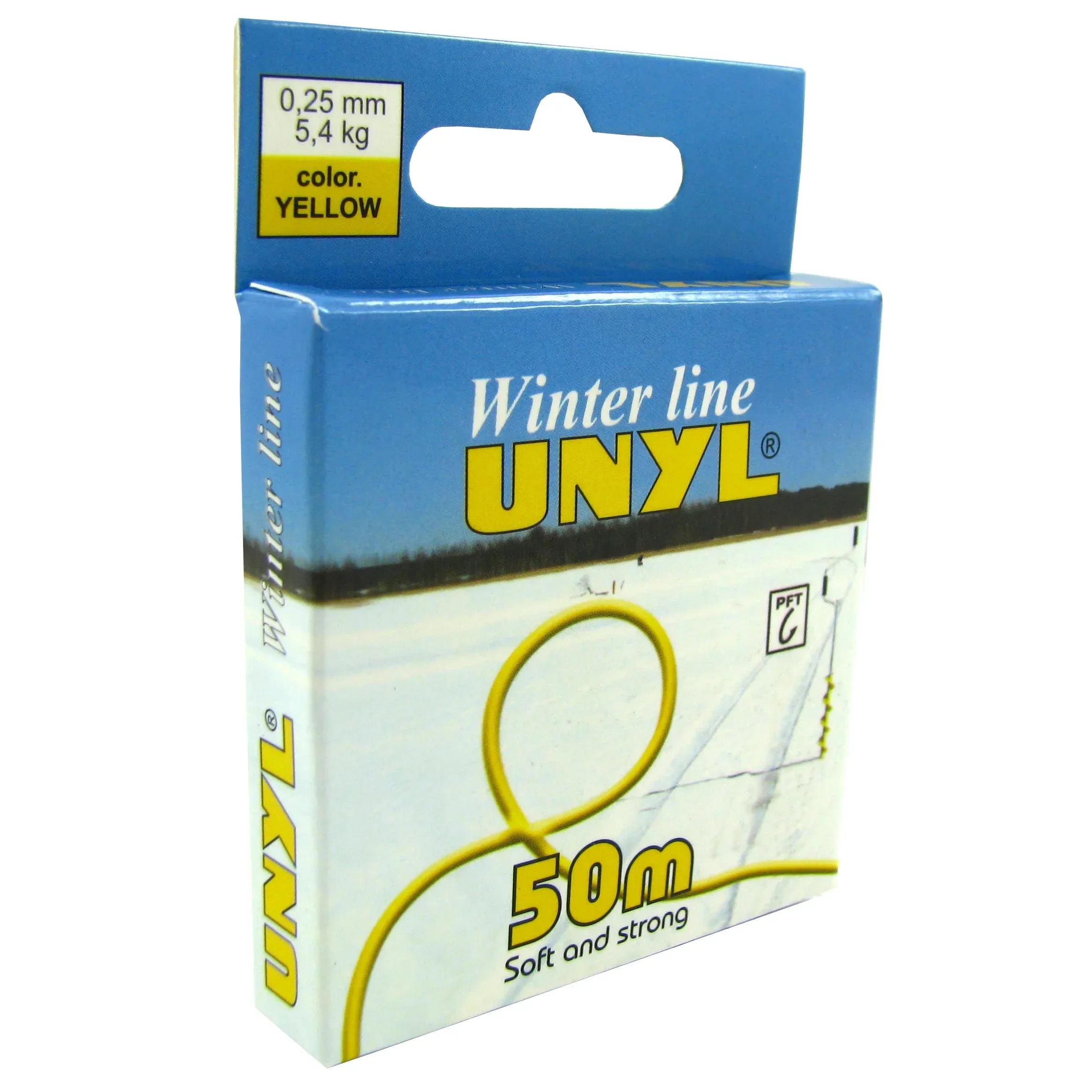 Unyl Winter 50 m gul nylonlina - Image 3
