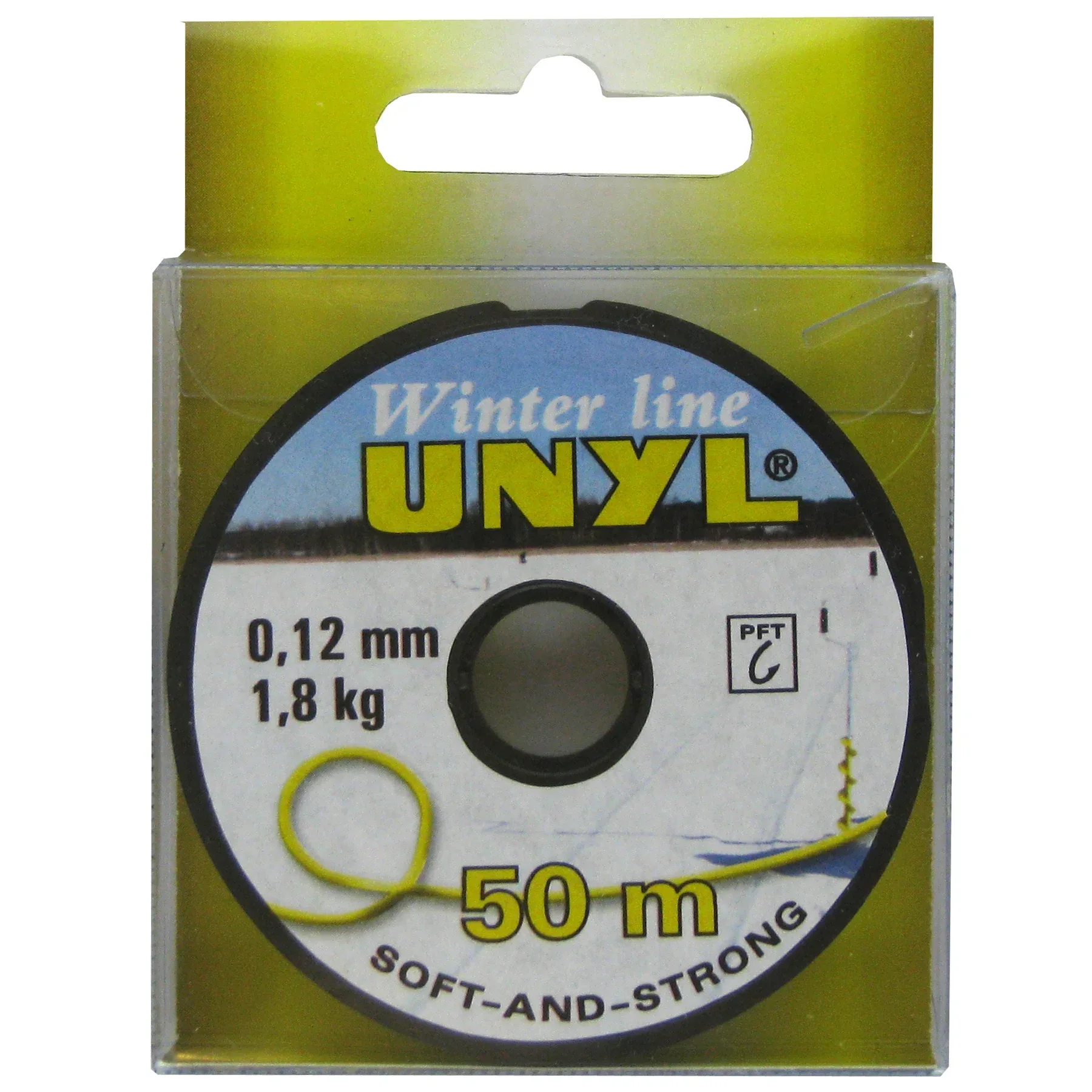 Unyl Winter 50 m gul nylonlina - Image 4
