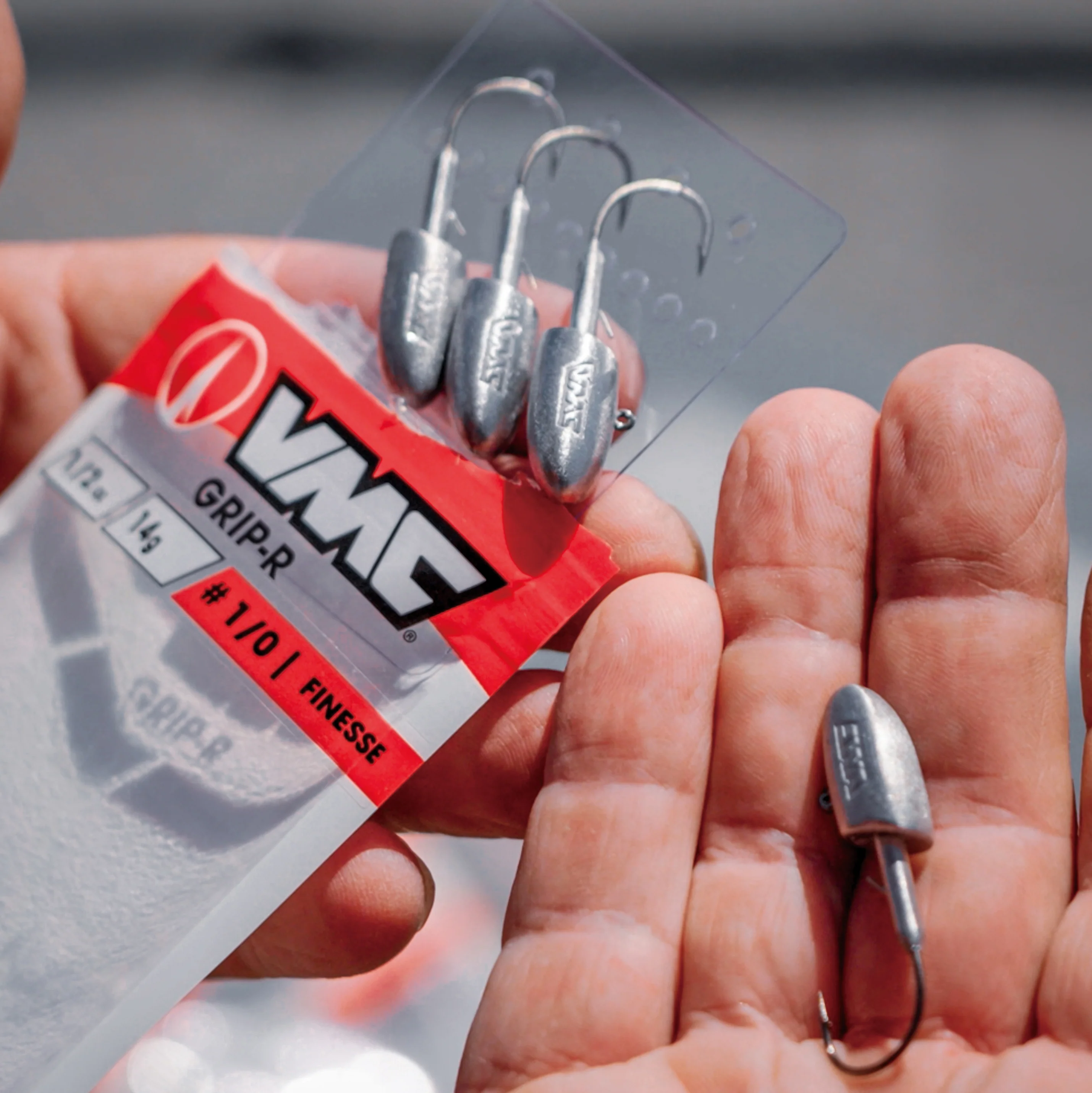 VMC Grip-R Finesse jiggskalle 14 g 4 st/pkt - Image 3