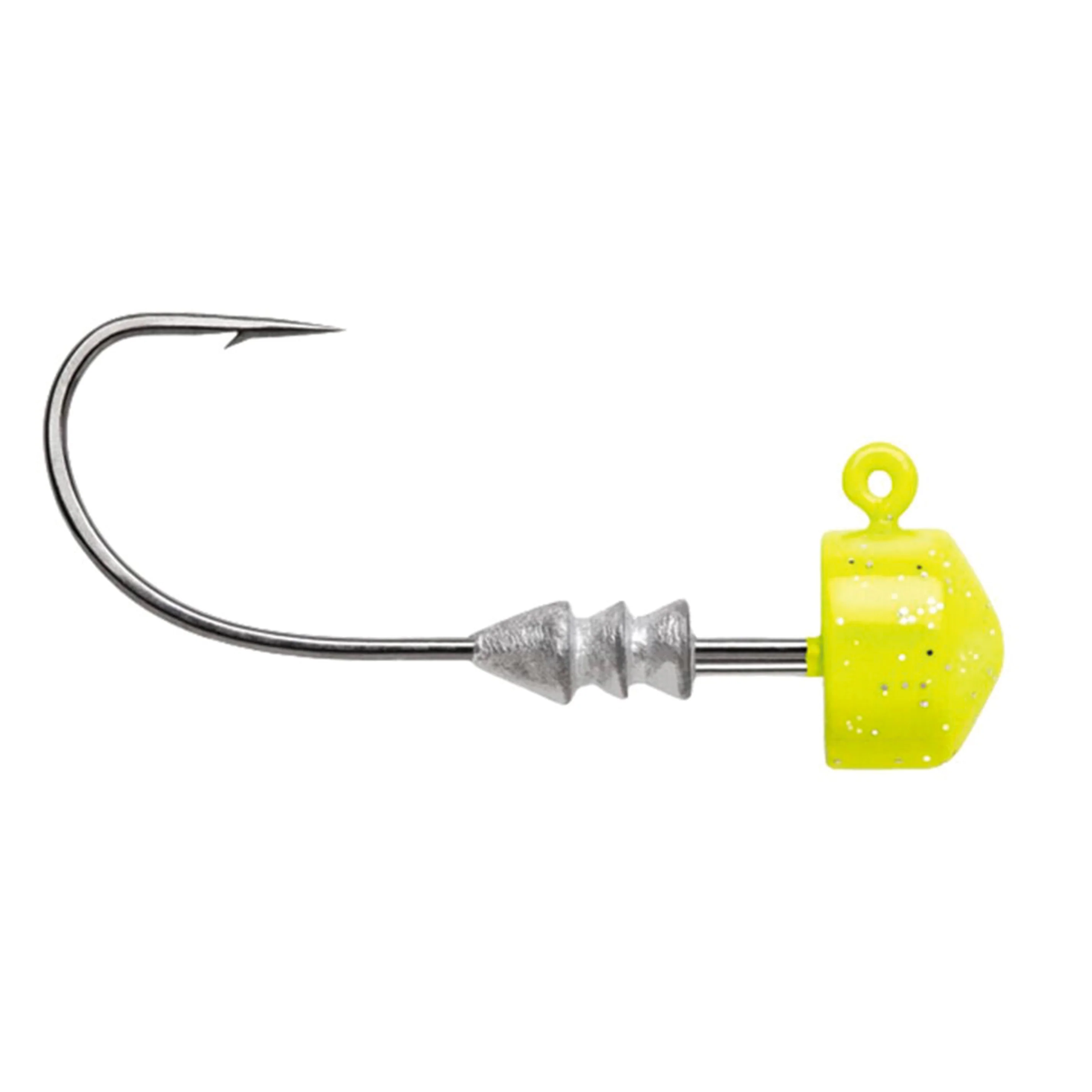 VMC NED Rig Chartreuse jiggskalle 4 st/pkt - Image 3