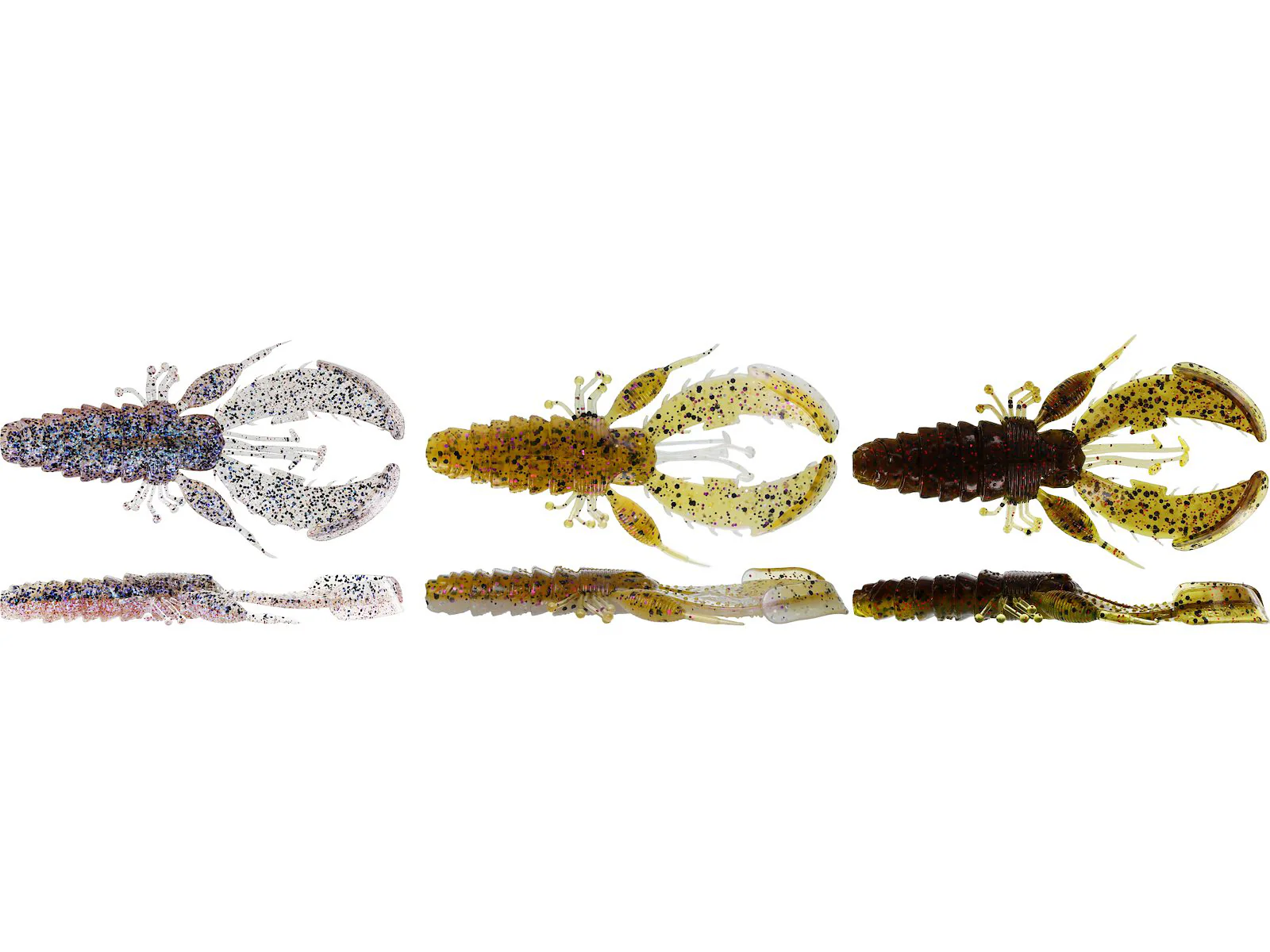 Westin CreCraw Creaturebait Clear Water Mix 6,5 cm jigg 6 st/pkt - Image 2