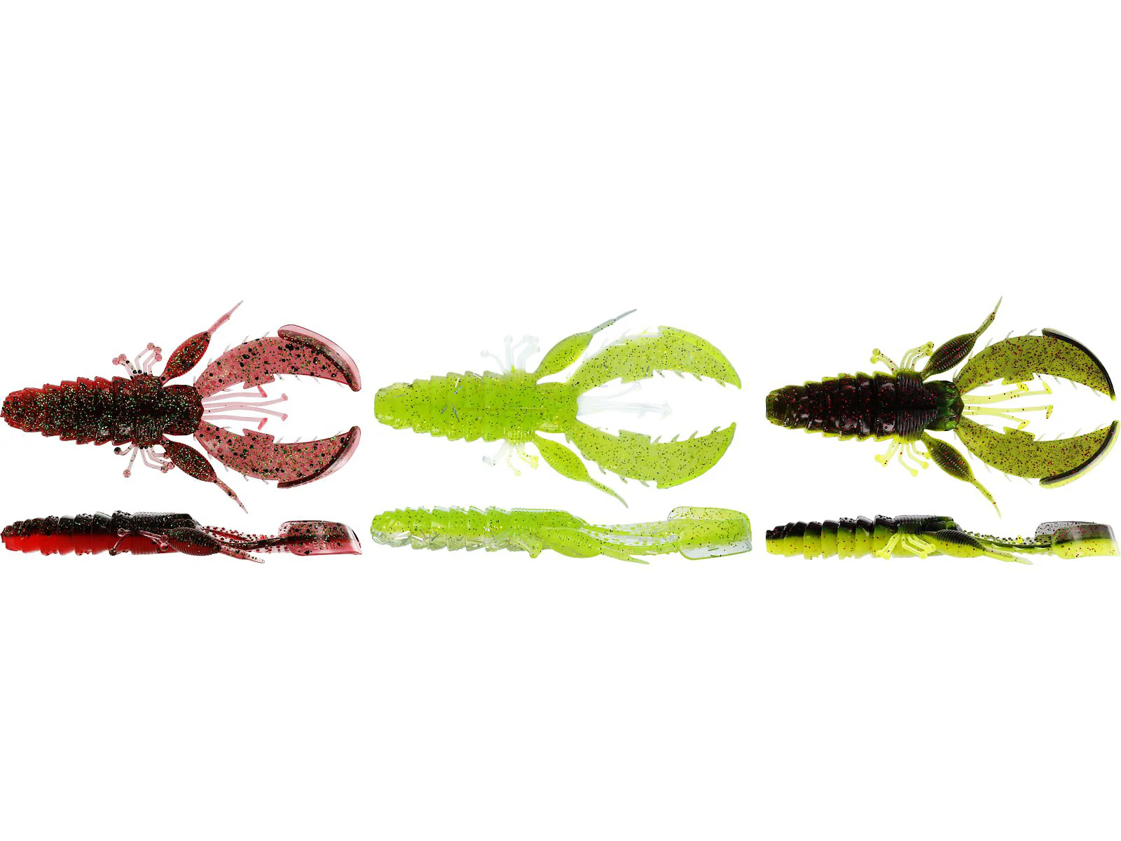 Westin CreCraw Creaturebait Dark Water Mix 6,5 cm jigg 6 st/pkt - Image 2